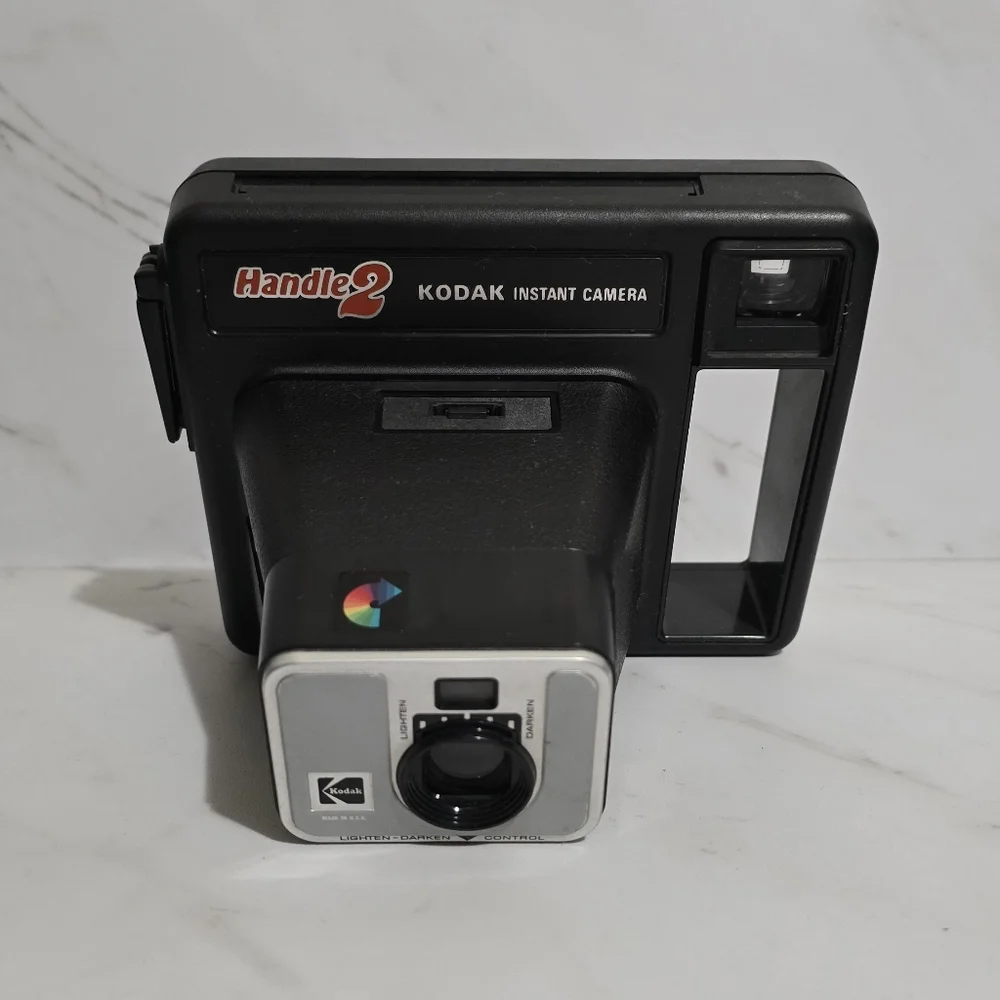 Vintage Kodak The Handle 2 Kodamatic Instant Camera - Untested - For Parts/As Is